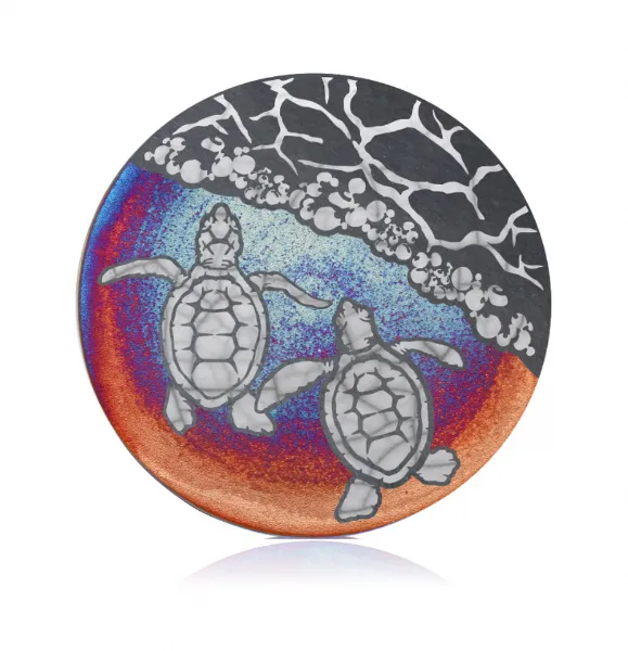 JOYCRAFTERSINC Coasters Matte Raku Earrings