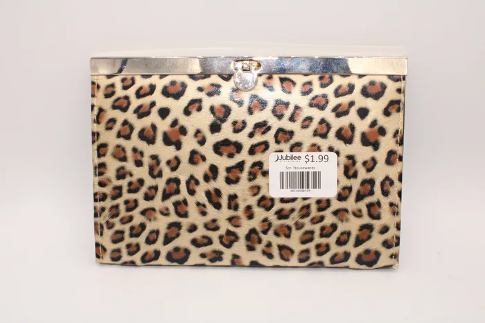 Jubilee Thrift Necklaces Cheetah Print Clutch Photo Book