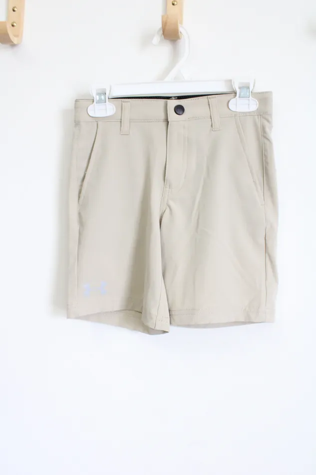 Jubilee Thrift Under Armour Khaki Shorts Youth 5 Earrings