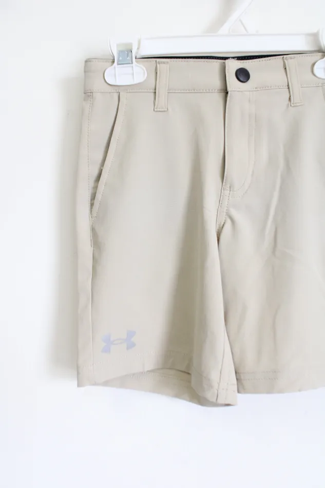 Jubilee Thrift Under Armour Khaki Shorts Youth 5 Earrings