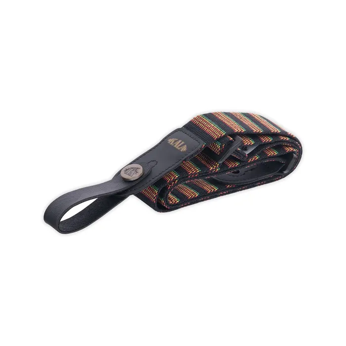 KALABRAND Earrings Kala MultiColored Rastafarian Striped Ukulele Strap