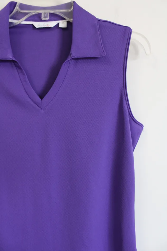 Lady Hagen Earrings Lady Hagen Sleeveless Purple Active Tank M