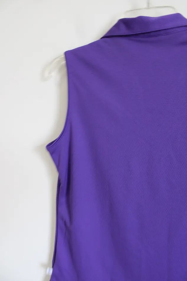 Lady Hagen Earrings Lady Hagen Sleeveless Purple Active Tank M