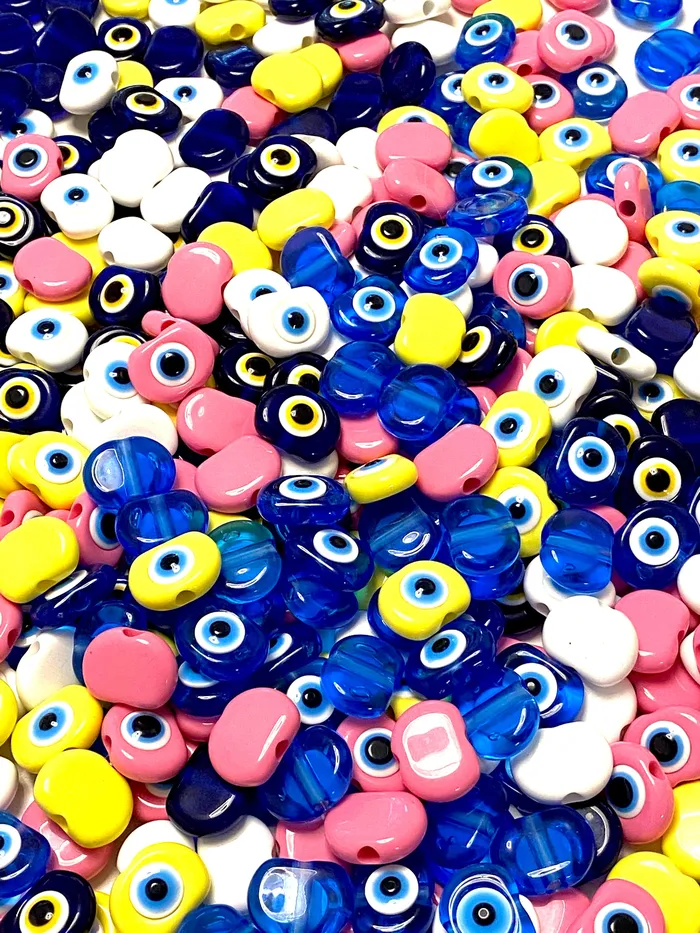 Large Hole Evil Eye Resin Beads 20mm Beads 36mm Hole 5 Beads in a Pack Peppy Beads Necklaces Large Hole Evil Eye Resin Beads 20mm Beads 36mm Hole 5 Beads in a Pack Peppy Beads Necklaces
