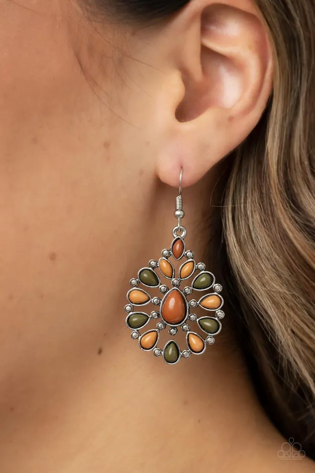 Lively Luncheon Multi Paparazzi Accessories Earrings