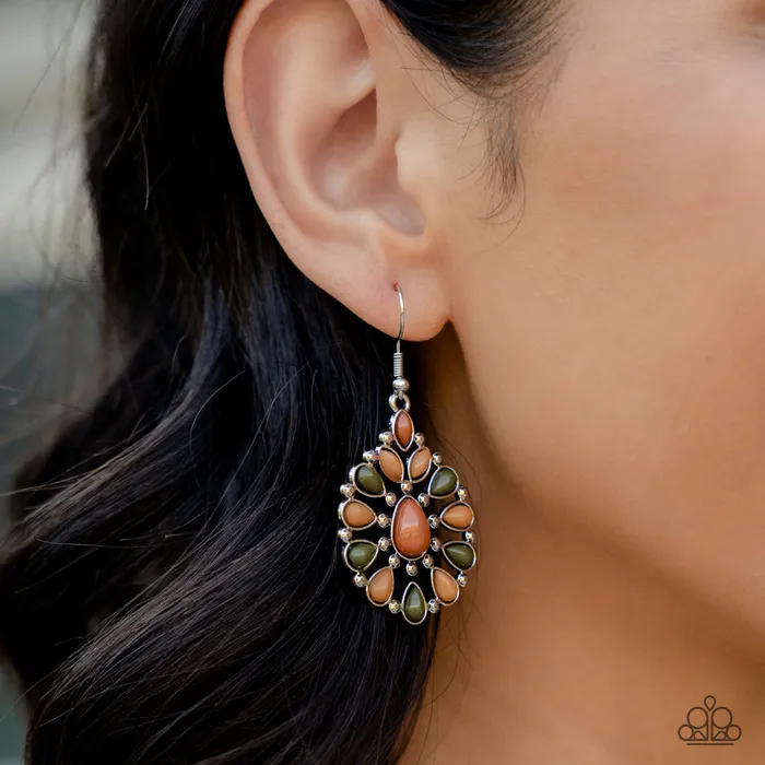 Lively Luncheon Multi Paparazzi Accessories Earrings