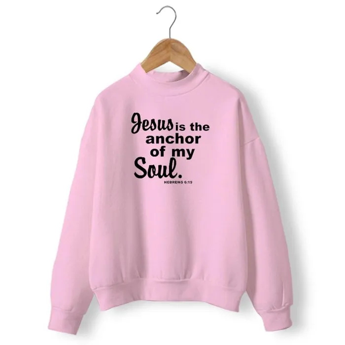 Lords Guidance Earrings Christian Sweatshirt br Jesus Is The Anchor