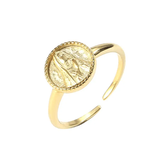 Lords Guidance Rings Adjustable Religious Our Lady Ring