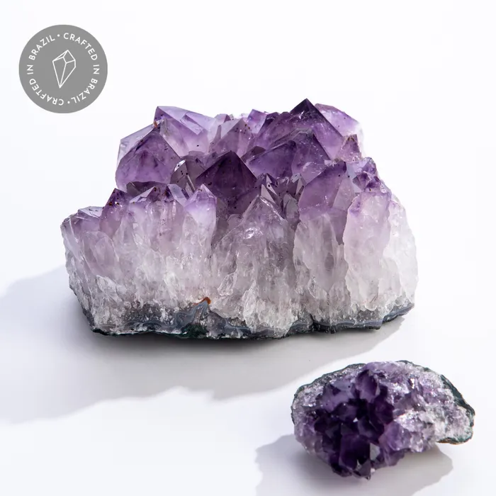 Necklaces Amethyst Druze Large GEOCENTRAL