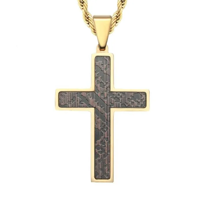Necklaces Lords Guidance Mens Christian Necklace br Premium Cross