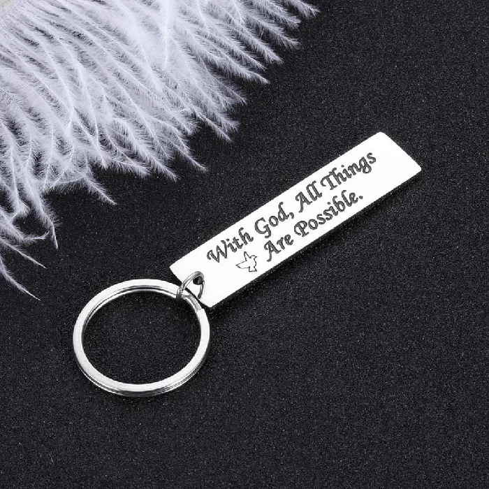 Necklaces Lords Guidance With God All Things Are Possible Christian Keyring Necklaces Lords Guidance With God All Things Are Possible Christian Keyring