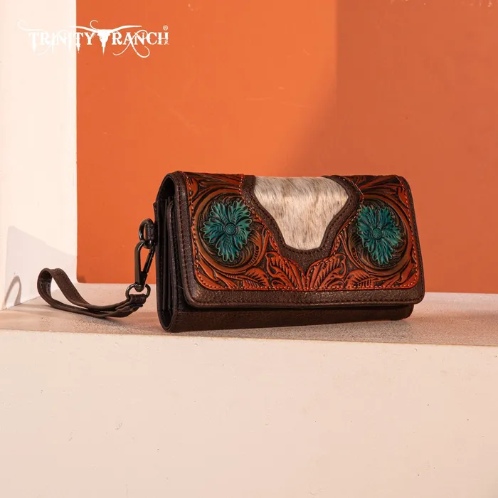 Necklaces Trinity Ranch Floral Tooled and HairOn Cowhide Collection Wallet Coffee TRINITY RANCH Necklaces Trinity Ranch Floral Tooled and HairOn Cowhide Collection Wallet Coffee TRINITY RANCH