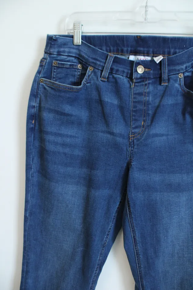 NEW DCo Mid Wash Jeans 12 DCo Earrings