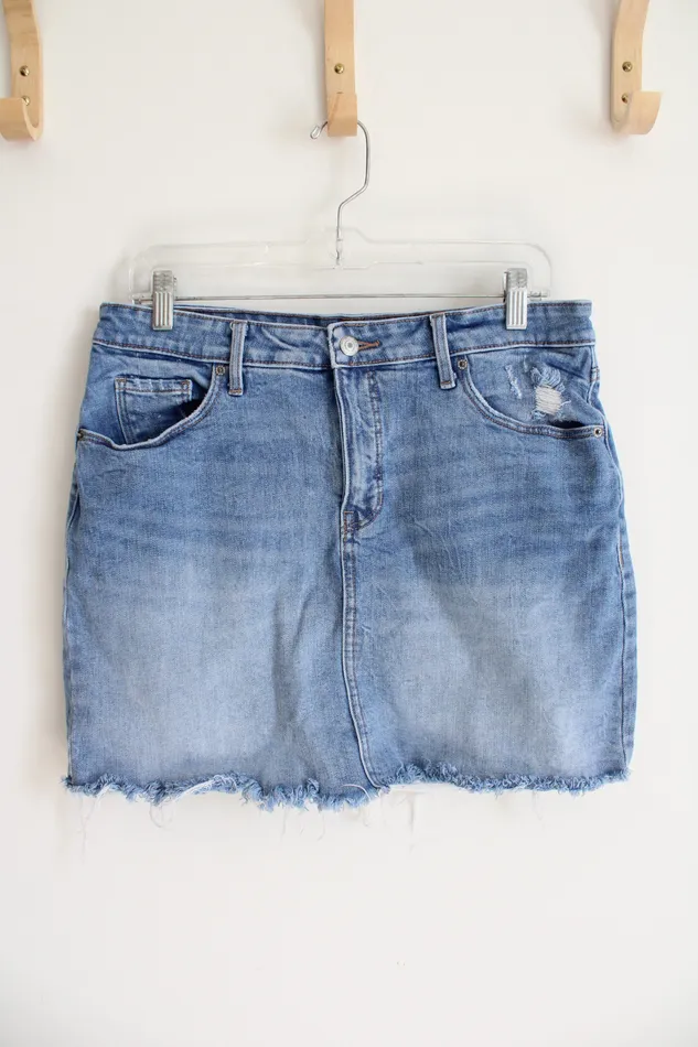 Old Navy Old Navy Denim Mini Skirt 12 Earrings