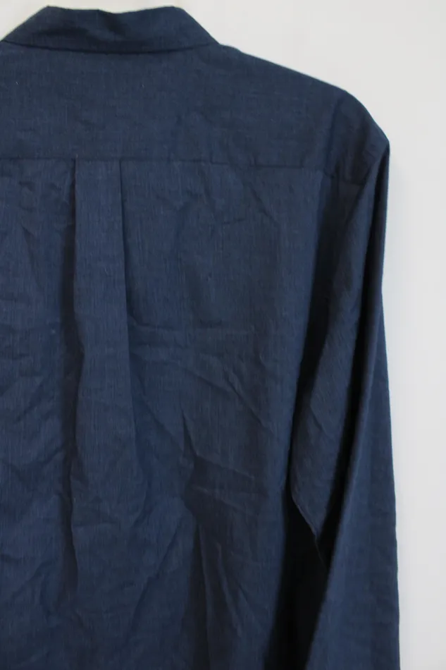 Old Navy Old Navy Slim Fit Blue Button Down Shirt L Rings