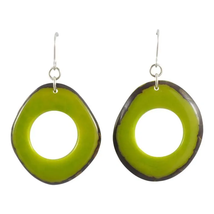 Orette Dangle Tagua Earrings La Tagueria Earrings