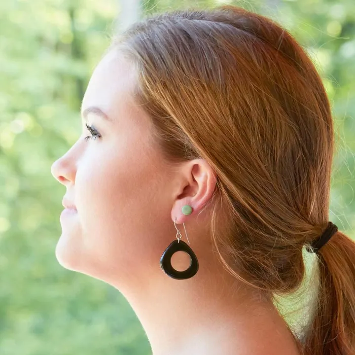 Orette Dangle Tagua Earrings La Tagueria Earrings