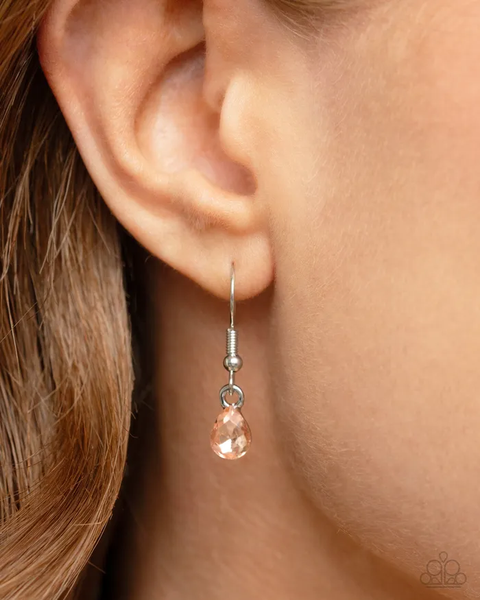 Paparazzi Accessories Earrings Botanical Bunch Orange