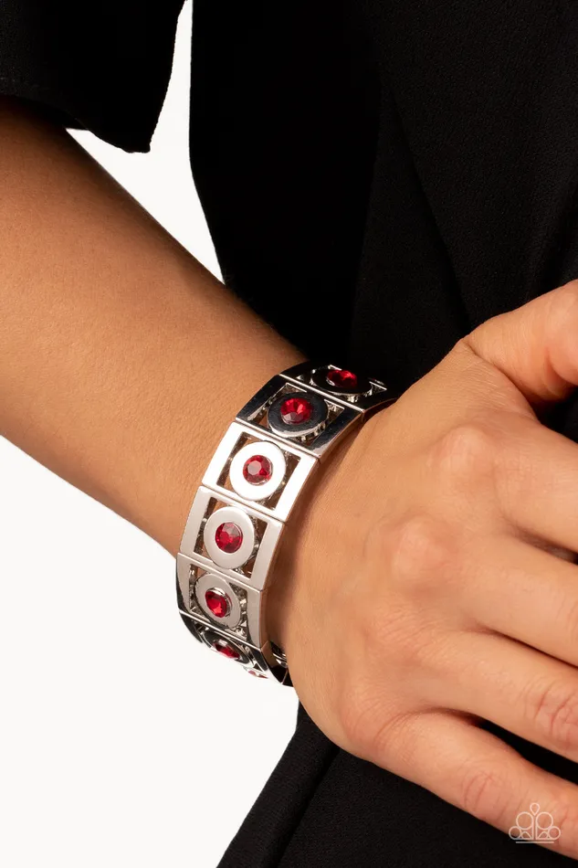 Paparazzi Accessories Necklaces Stretch of Drama Red