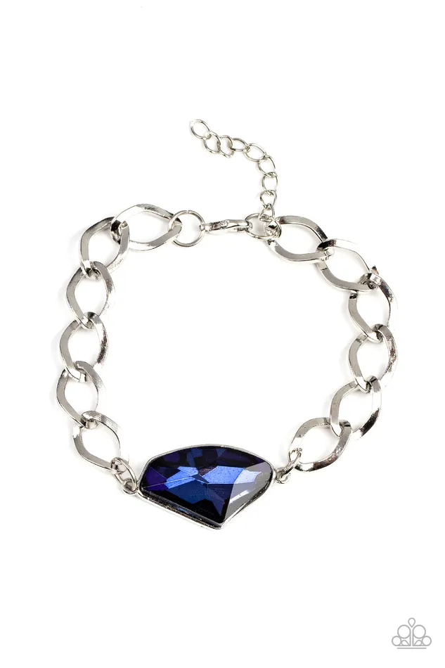 Paparazzi Accessories Rings Galactic Grunge Blue