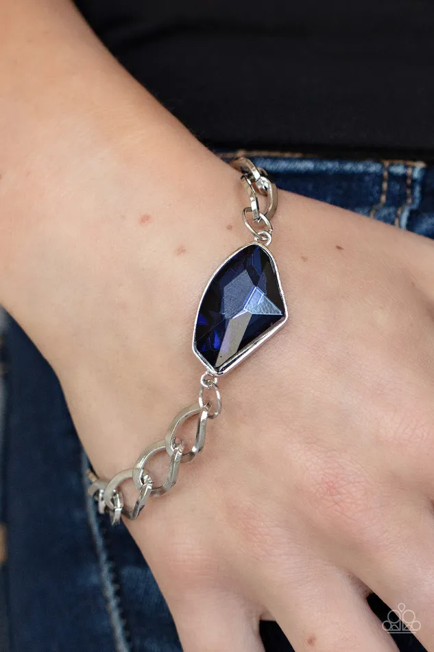 Paparazzi Accessories Rings Galactic Grunge Blue