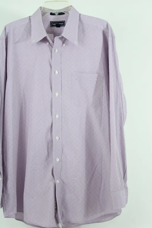 Paul Fredrick Earrings Paul Fredrick Purple Patterned Button Down Shirt 1735 Paul Fredrick Earrings Paul Fredrick Purple Patterned Button Down Shirt 1735