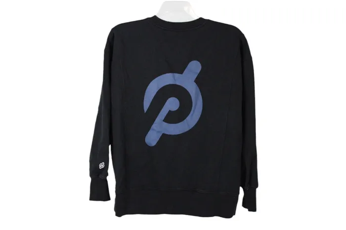 Peloton Side Panel Black Pullover Sweatshirt L Peloton Rings