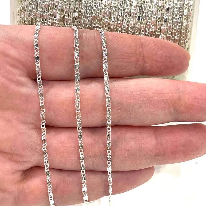 Peppy Beads Necklaces 165 Foot 5 Meters18mm Bulk Silver Plated Soldered Chain Silver Plated Chain Peppy Beads Necklaces 165 Foot 5 Meters18mm Bulk Silver Plated Soldered Chain Silver Plated Chain
