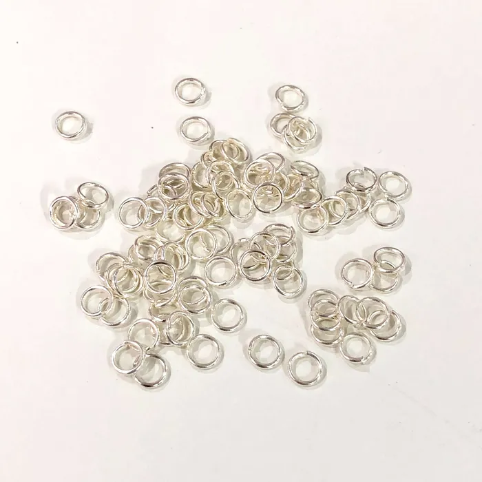 Peppy Beads Rings 3mm Silver Plated Jump Rings 3mm Silver Jump Rings