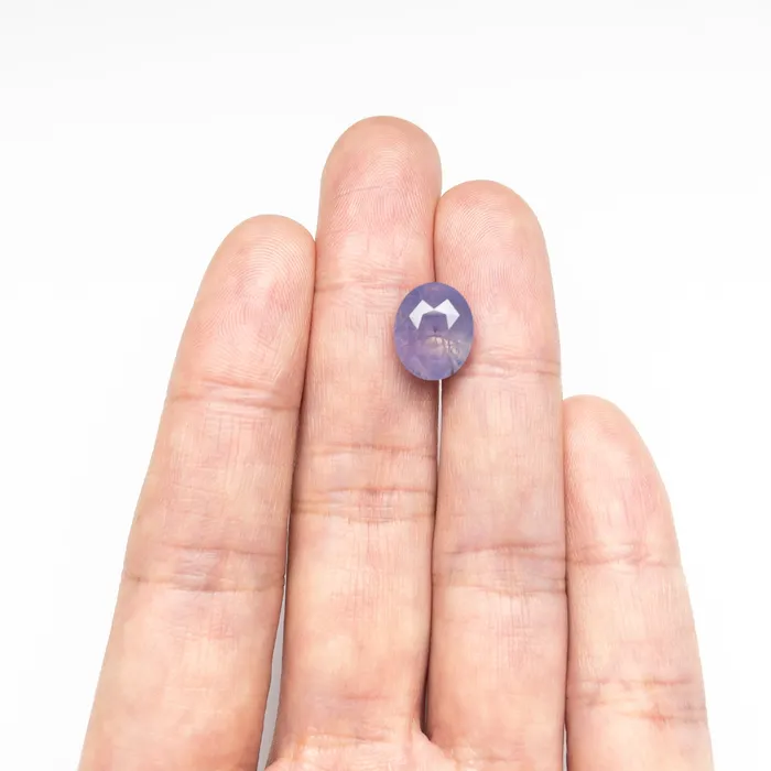 Pink Purple Brilliant Cut Sapphire 700ct Oval Misfit Gems Rings