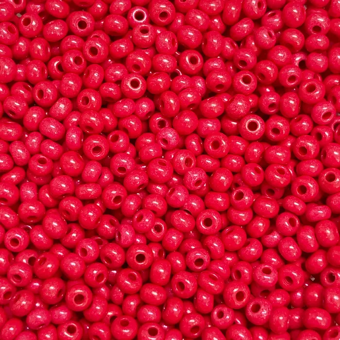 Preciosa Seed Beads 60 RocaillesRound Hole100 Gr16A98 Red Intensive Dyed Chalkwhite Peppy Beads Rings Preciosa Seed Beads 60 RocaillesRound Hole100 Gr16A98 Red Intensive Dyed Chalkwhite Peppy Beads Rings