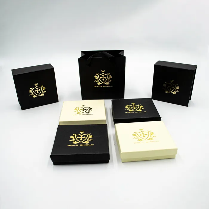 Pulsera Cuban Link 4mm Unisex Gold Shield Necklaces