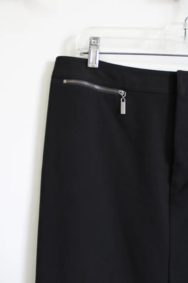 Rafaella Rafaella Black Zipper Detail Skirt 14 Rings