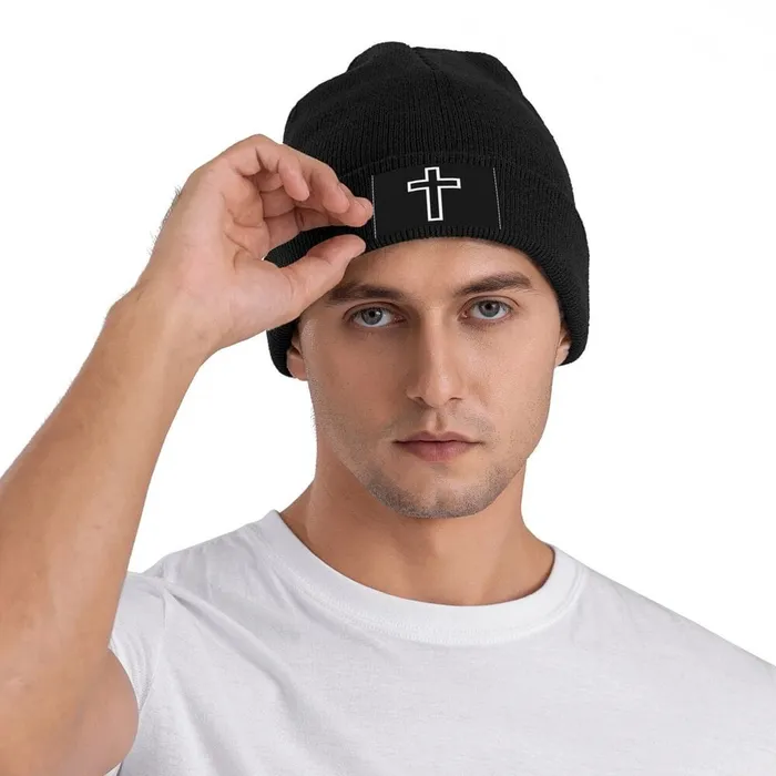 Religious Cross Beanie Hat Lords Guidance Necklaces