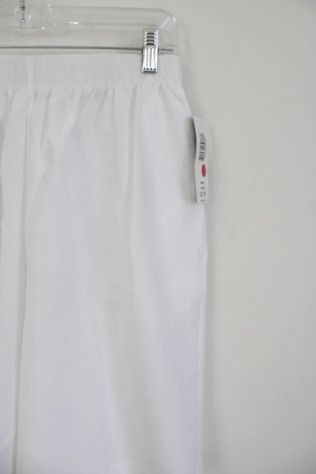 Rings Bonworth NEW Bonworth White Polyester Shorts M