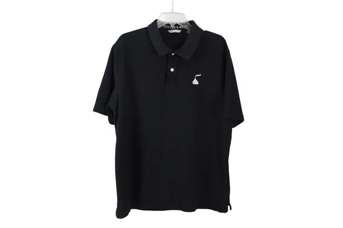 Rings Cutter Buck Hershey Kiss Black Polo Shirt XL Cutter Buck