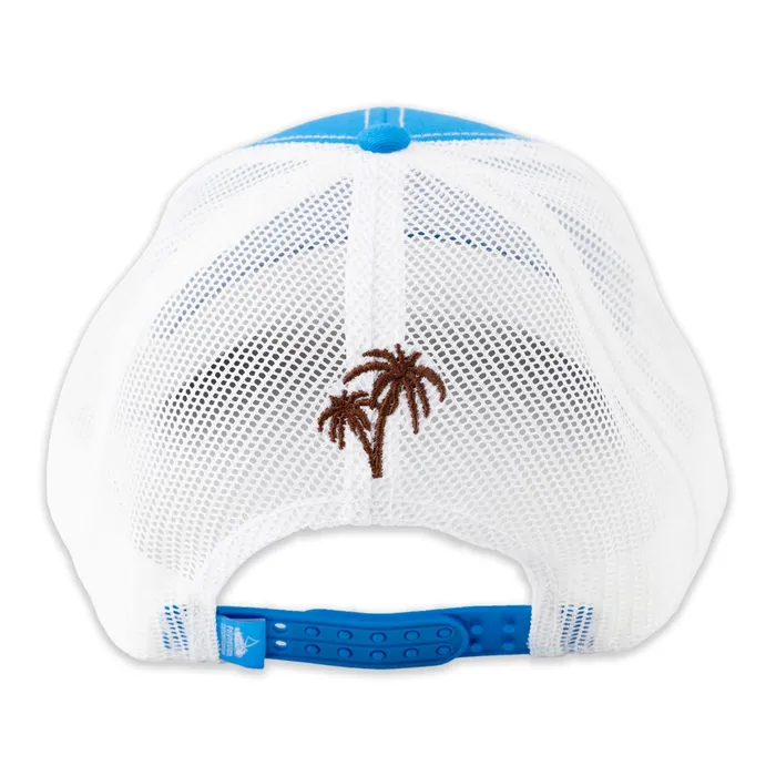 Rings GREATMOUNTAINWE Blue Hawaii Embroidered Mesh Tritone Ball Cap