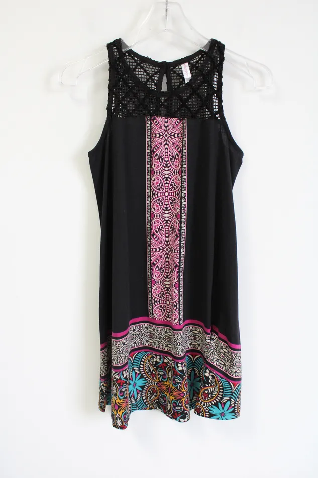 Rings Xhilaration Xhilaration Blue Patterned Dress S