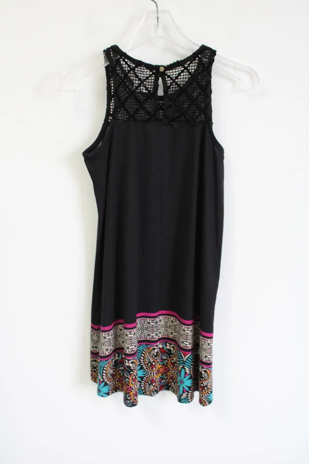 Rings Xhilaration Xhilaration Blue Patterned Dress S