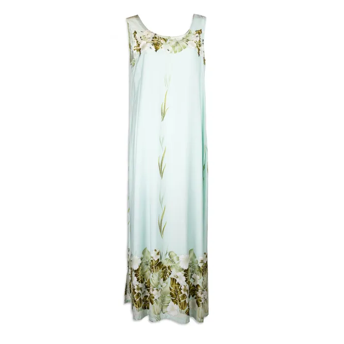 ROYALHAWNCREAT Rings Paradise Bay Hawaiian Floral Column Dress