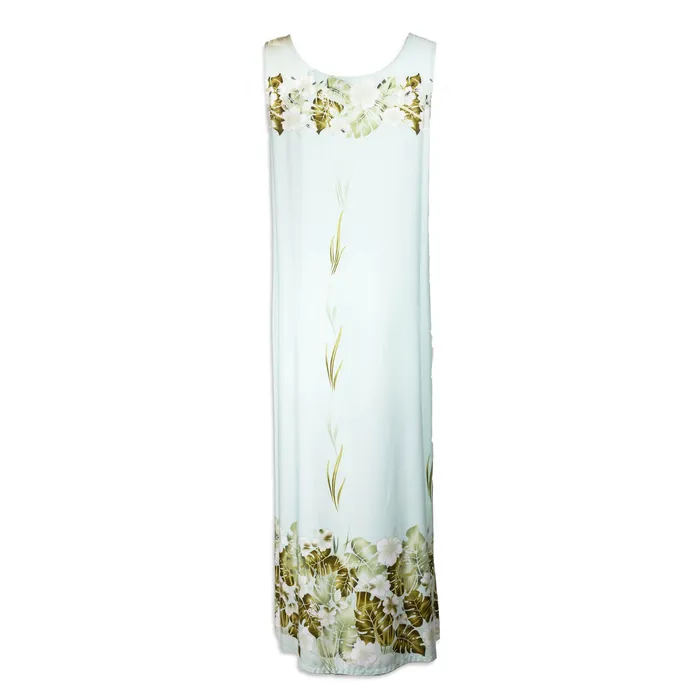 ROYALHAWNCREAT Rings Paradise Bay Hawaiian Floral Column Dress