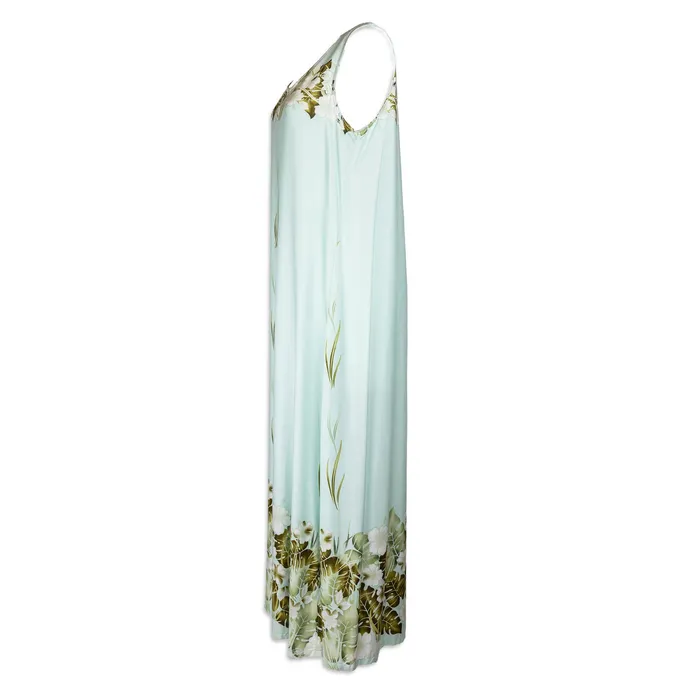 ROYALHAWNCREAT Rings Paradise Bay Hawaiian Floral Column Dress