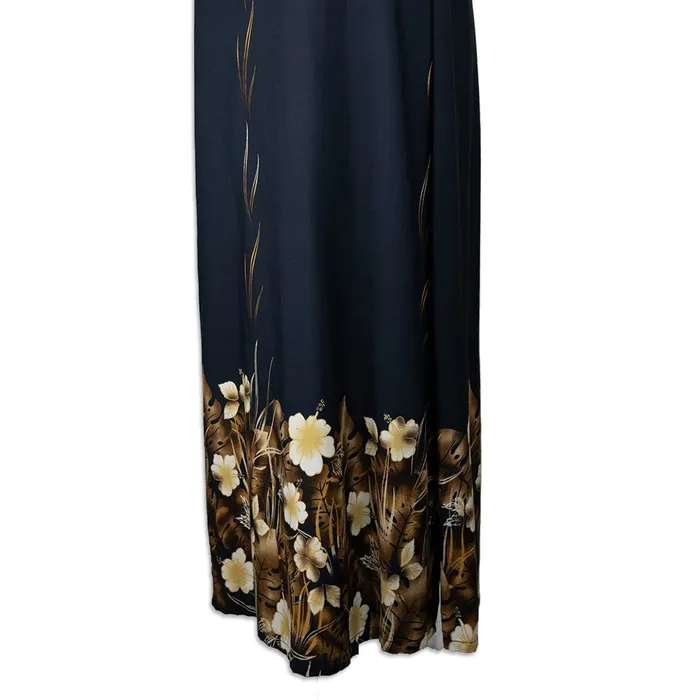 ROYALHAWNCREAT Rings Paradise Bay Hawaiian Floral Column Dress