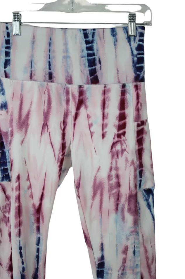 Shosho Pink Tie Dye Leggings S ShoSho Earrings