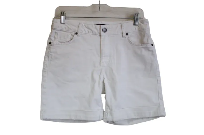 Simply Vera Wang White Denim Shorts 4 Vera Wang Rings