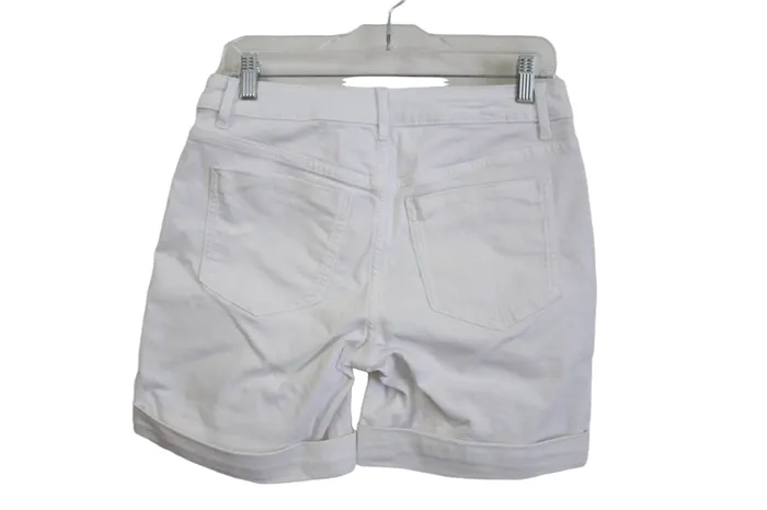 Simply Vera Wang White Denim Shorts 4 Vera Wang Rings