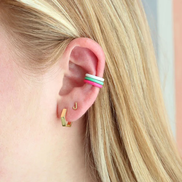 Single Initial Letter Stud Earring Kris Nations Earrings