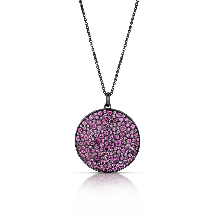 Stephen Silver Fine Jewelry Necklaces 875 Carat Purple Garnet Necklace