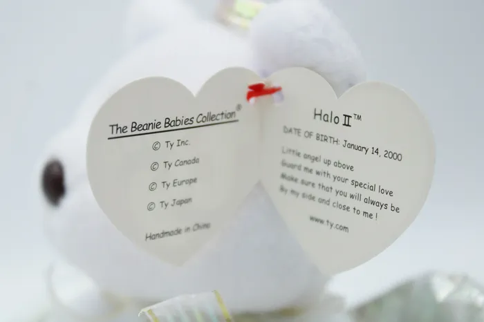 TY Beanie Baby Halo II Bear TY Necklaces