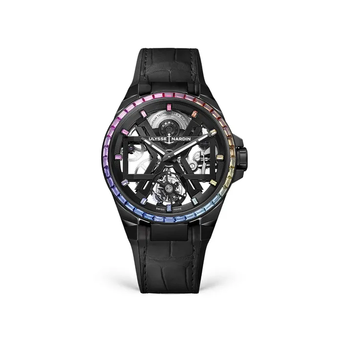 Ulysse Nardin Earrings Ulysse Nardin Blast Tourbillon Rainbow 45mm Titanium and Ceramic Watch Ulysse Nardin Earrings Ulysse Nardin Blast Tourbillon Rainbow 45mm Titanium and Ceramic Watch